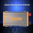 thumbnail image 4 of Inversor de onda sinusoidal pura de 1200 W, entrada de 12 V CC, salida de 110 V CA, salida de 12 V CC., 4 of 7