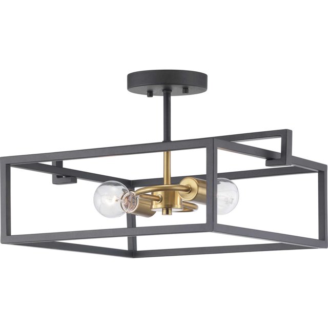 Progress Blakely 2-Light 17" Semi Flush Ceiling Mount Fixture P350120-143