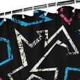 thumbnail image 3 of Minimalist Fashion Shower Curtain with Stylish Chic Modern Retro Vintage Geometric Abstract Design, Waterproof Fabric Bathroom Shower Curtain with Hooks, Machine Washable, Artistic Tie Dye, 3 of 5