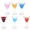 thumbnail image 1 of 2x 6 Piezas Adorable Sharp Cocktail Gafas Gafas Dollhouse Miniatura Bar Party perfke Casa de muñecas de cóctel en miniatura, 1 of 9