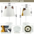 thumbnail image 4 of Sheep Hoodie Sunglasses LED Desk Lamp Table Lamp USB Bedside Nightstand Small Lamp for Bedroom Living Room Kids Room, 4 of 8