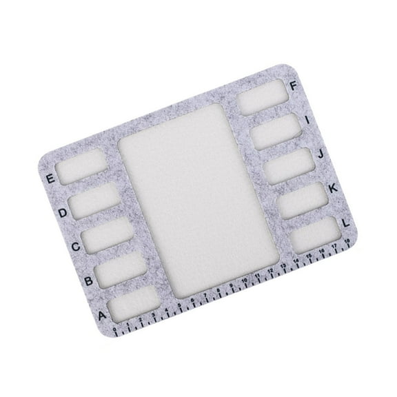 Nonslip Grids Beading Mat Beads Design Tray For Jewelry Making With Felt Surfaces And Measurement Markings