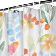thumbnail image 3 of Pioneer Flower Floral Print Pattern Shower Curtain 84"x72" ,Bathroom Decorative Shower Curtains Set with 12 Hooks,Modern Waterproof Washable Shower Curtain, 3 of 6