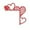 Light Pink, variant on 2026 New Valentine Day Decor, Multi Style Heart Shaped Door Corner Decor, Home Party Festival Decor Valentine Day New Year Day Gifts for Lover 1pcs-Right
