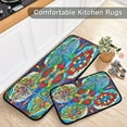 thumbnail image 5 of Mexico Pattern Anti Fatigue Mats for Kitchen Floor,Set of 2 Non Skid Washable Waterproof Anti Kitchen Floor Mats for Kitchen Office Laundry Room Bathroom (19"x27"+19"x47") Home Decor, 5 of 7