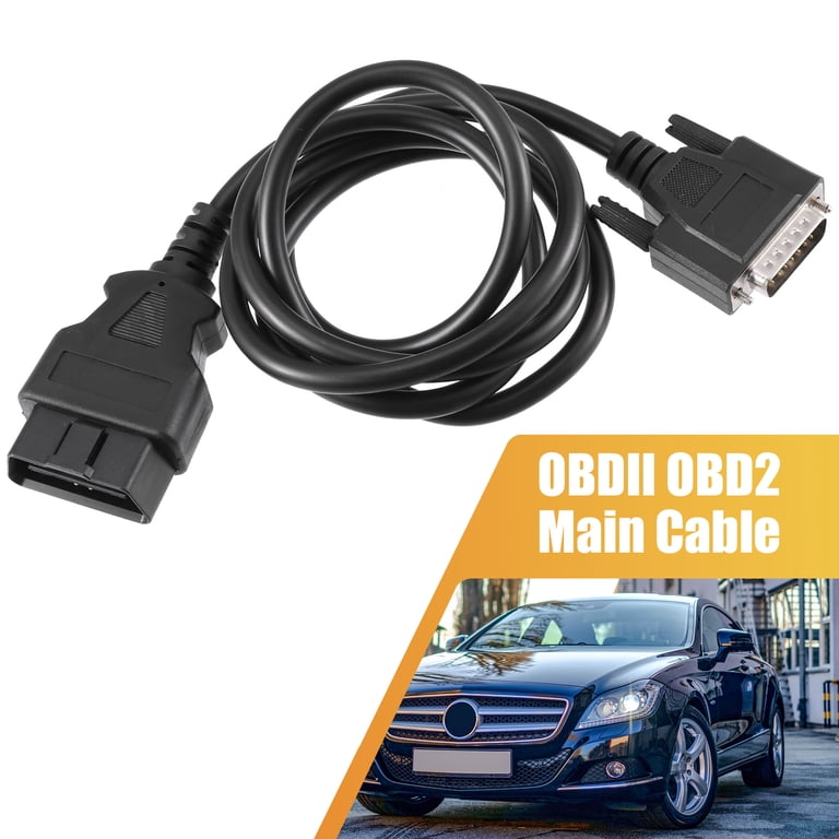 OBD2 OBD 2 16 Pin Male to DB15 15 Pin Female Connector Car Diagnostic Adapter Cable for Autel DS708 DS 708 Maxidas