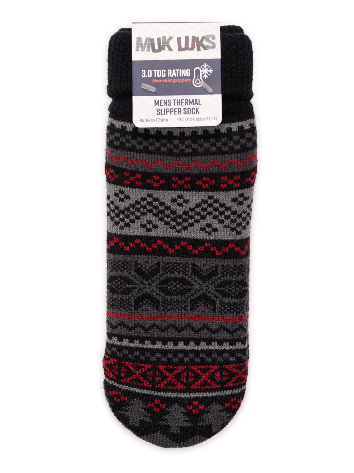 Muk Luks Men's Slipper Socks, 1-Pair