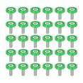 thumbnail image 1 of Pernos M6x1.0 Unique Bargains 30 Piezas de Aluminio verde, 1 of 1