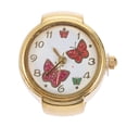 thumbnail image 1 of MasteelfCA Finger Ring Watch Butterflies Embellishment Creative Finger Ring Watch Gift, 1 of 8