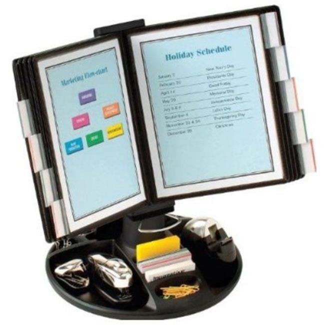 Aidata USA FDS021L Flip & Find Desktop Organizer