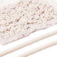thumbnail image 1 of LEEYNEER Perle Libre en Pâte Polymère Blanche Plate Ronde Facile à Utiliser 6 mm (400 Unités), 1 of 6