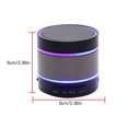 thumbnail image 2 of Altavoz Bluetooth con luz LED de 7 colores Altavoz impermeable con sonido estéreo envolvente portátil inalámbrico, plateado sidaley EL5148-02B, 2 of 2