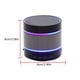 thumbnail image 2 of Altavoz Bluetooth con luz LED de 7 colores Altavoz impermeable con sonido estéreo envolvente portátil inalámbrico, plateado Vogacara EL5148-02B, 2 of 2
