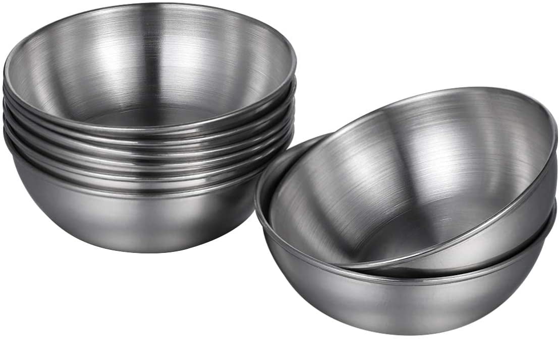 8pcs Round Sauce Dishes Appetizer Plates Food Dipping Bowls Saucer for Home Bar 8pcs Round Sauce Dishes Appetizer Plates Food Dipping Bowls Saucer for Home Bar