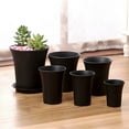 thumbnail image 2 of OULII 10 Pcs Pots de Fleurs en Plastique Ronds pour Meubles de Maison - Extra, 2 of 6