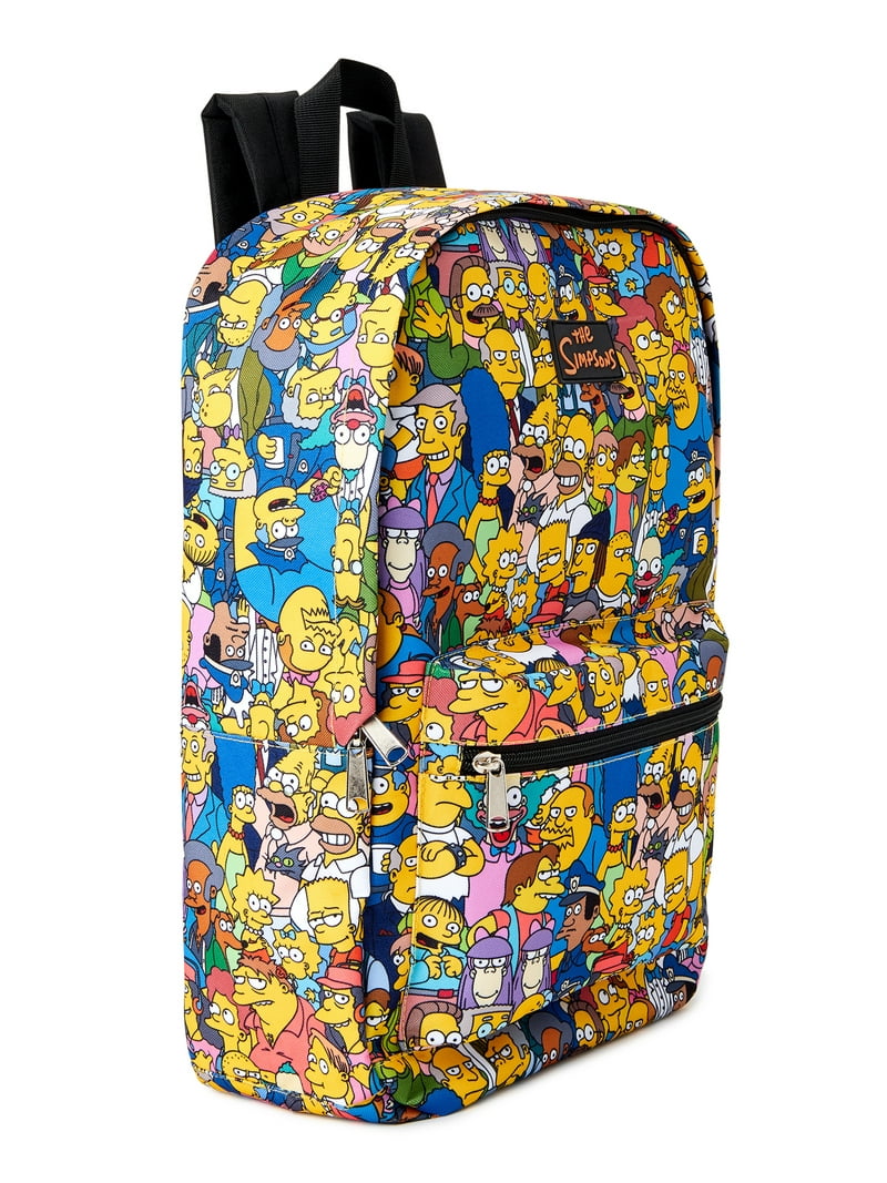 The Simpsons Unisex Character Backpack with Internal Laptop  display picture 3