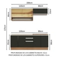 thumbnail image 3 of Cocina Integral Completa Modular Madesa Glamy 200cm MN 03, 3 of 5