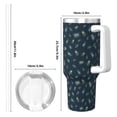 thumbnail image 4 of Uemuo blue insects Print 40oz Ice Bully With Handle And Straw Stainless Steel Vacuum Insulated Cup And 2 In 1 Straw Lid Insulated Travel Tumbler, 4 of 8