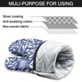 thumbnail image 7 of Blue Floral and Leaf Pattern Shower Curtain OneSize ,Bathroom Decorative Shower Curtains Set with 12 Hooks,Modern Waterproof Washable Shower Curtain, 7 of 7