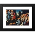 thumbnail image 2 of Lucas Cranach the Elder 18x13 Black Modern Framed Museum Art Print Titled - The Miracle of the Five Loaves and Two Fish, 2 of 5