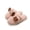 Pink-L, variant on Puntoco Women'S Fuzzy Slip-On Slippers ,Warm Cozy Lightweight Memory Foam Indoor House Shoes