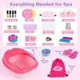 thumbnail image 2 of Set de spa para pies y kit de uñas Dreamon Kids con luz arcoíris, 2 of 7
