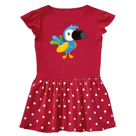 

Inktastic Tropical Parrot Colorful Parrot Tropical Bird Gift Baby Girl Dress