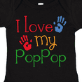 thumbnail image 4 of Inktastic Poppop Grandkids Handprints Boys or Girls Baby Bodysuit, 4 of 5