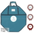 thumbnail image 2 of StorageBud 24" Hard Shell Holiday Wreath Storage Container, Blue, 2 of 6