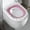 Pink, variant on Toilet Seat Cushion For Seniors Household Fours Seasons Toilet Seat Thickened With Handle Winter Toilet Ring Washable Sets Wear Knitted Toilet Seat