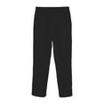 thumbnail image 4 of Mrmaere Men’s Cuffed Drawstring Casual Pants Long Leg Soft Fabric Comfortable Fit Wear for Home Lounging Leisure Time Black M, 4 of 4
