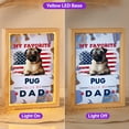 thumbnail image 2 of My Favorite Pug Calls Me Dad. Happy Father's Day Acrylic Plaque with Wood Photo Frame Box Dog Lover Gifts Light Box - 00005, 2 of 5
