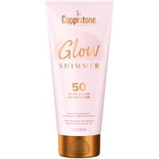 Coppertone Glow with Shimmer Sunscreen Lotion, SPF 50 Sunscreen, 5 Fl Oz