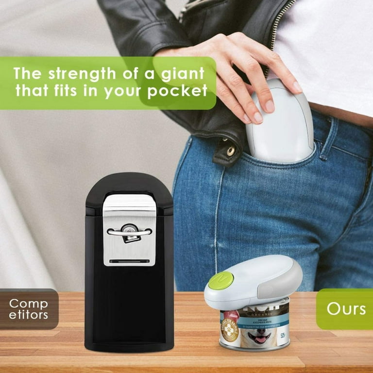 Electric Can Opener, Smooth Edge Automatic Can Opener for Any Size