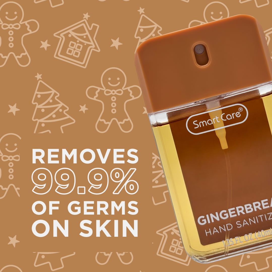 Smart Care Hand Sanitizer Spray, Gingerbread, 1.35 fl oz