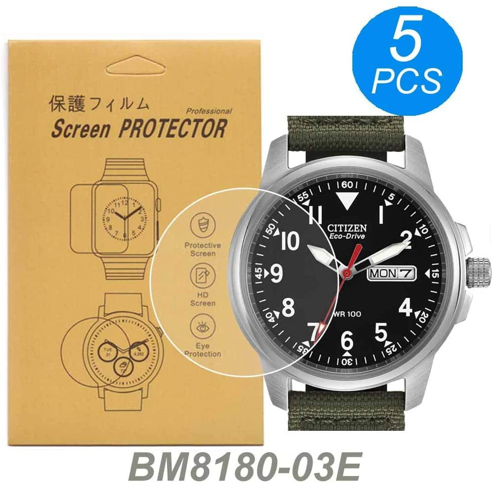 5-Pcs] for Citizen BM8180-03E Watch Screen Protector, Full Coverage Screen  Protector for Citizen BM8180-03E Watch HD | Walmart Canada