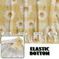 thumbnail image 4 of SCRAWLGOD Daisy Floral Plaid Print White Beige Stretch Futon Slipcover Armless Sofa Cover Futon Mattress Covers Without Armrests Sofa Bed Furniture Protector Covers with Elastic Bottom, 4 of 7