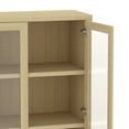 thumbnail image 6 of Rivington Modern Bookcase Cabinet in Natural Oak (5-Shelf) - Set of 2, 6 of 12