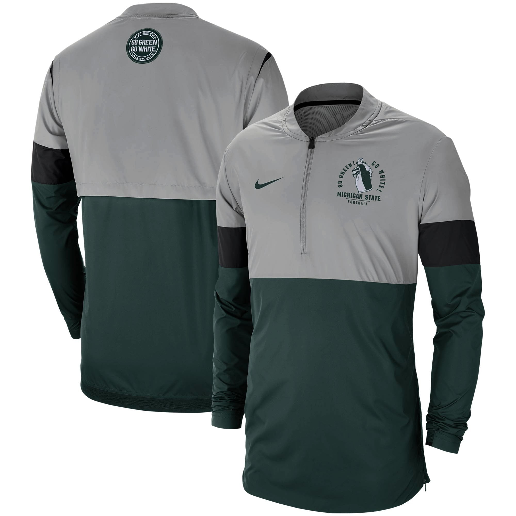 nike half zip football