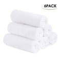 thumbnail image 3 of Super Soft Face Towel Set 6 Pack,Spa Home Cleaning Towel,Microfiber Washcloth Multi-Purpose,11.8"X11.8",White, 3 of 9