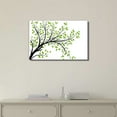thumbnail image 2 of wall26 Canvas Prints- Abstract Decorative Tree Branch and Green Leaves in Clean and Simple Style- 12" x 18", 2 of 4
