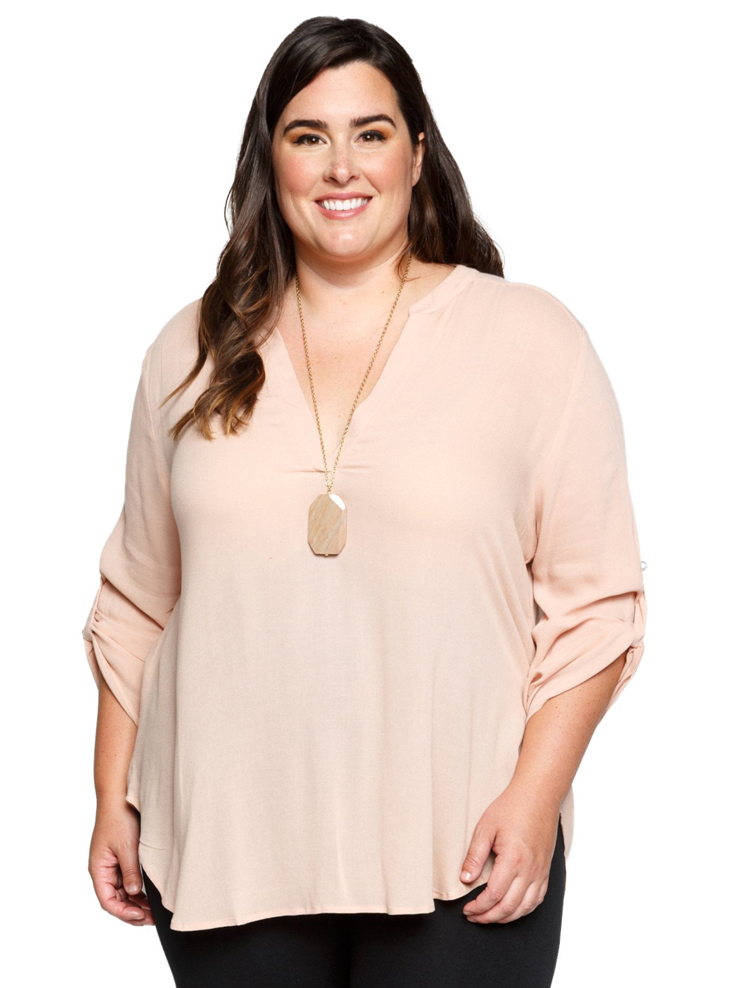 plus size sheer chiffon blouse