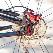 JUIN TECH R1 Hydraulic Road CX Disc Brake set 160mm w/ Rotor (Front+Rear), Red #JT1906