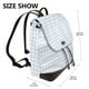 thumbnail image 2 of Fotbe Blue Checkboard Mochila Bolso con Estampado para Mujer, Mochila Antirrobo de Nylon Impermeable, Bolsa Ligera de Hombro, 2 of 4