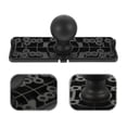 thumbnail image 1 of Raindrops Mini Ball Connector Kayak Navigation Support Black Silicone 1Set, 1 of 8