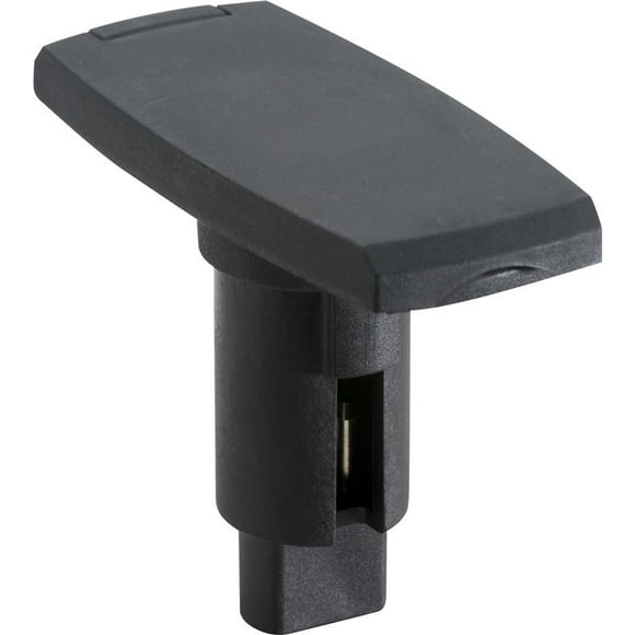 Attwood Base de Poteau de Lumière de Navigation Marine 910V2PB-7 LightArmor Série 910V; 2 Broches; Rectangulaire; Noir; Acier Inoxydable; Emballage de Rechange
