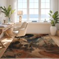 thumbnail image 3 of Design&I 8'x10' Washable Area Rug Earthy Tones Abstract Skull Art Surreal Landscape with Cosmic for Living Room, Family Extra Large Skid-Resistant Low Profile, 3 of 7