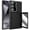 Black, variant on Case For Samsung Galaxy S25/S25 Plus/S25 Ultra, Built-in Card Mirror Phone Cover Shockproof Simple Case