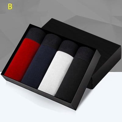 

Toyella Men s Underwear Modal Boxing Underpants Waist Three-dimensional Group B XL