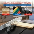 thumbnail image 6 of Accreate Table Saw for Jobsite, 8-Inch 6.7-Amp Copper Motor, Cutting Speed Up to 3576RPM, 24T Blade,Compact Portable Table Saw Kit With Sliding Miter Gauge, Diy and Woodworking, 6 of 7